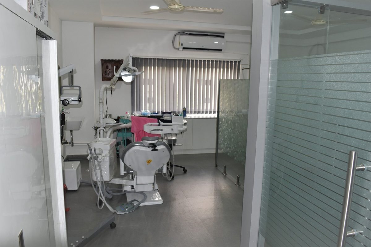 Dental treatment room at Align Dental, Madhapur, Hyderabad