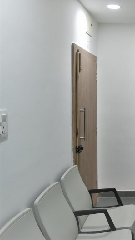 Seating in the waiting area at Align Dental